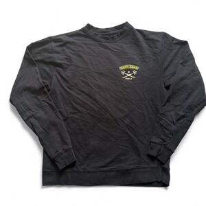 Dark Seas Black Crewneck Sweatshirt Death From Above Skeleton Graphic Men's S